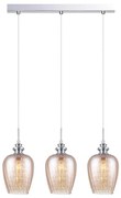 ITALUX MDM2286/3ACR - Luster na lanku PIRITA 3xE14/40W/230V