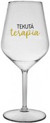 TEKUTÁ TERAPIA - priehľadný nerozbitný pohár na víno 470 ml