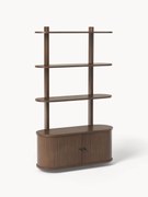 Nástenný regál's drážkovanou prednou stranou Calary