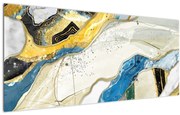 Obraz - Farebný mramor (120x50 cm)