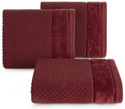 BAVLNENÝ UTERÁK FRIDA 30X50 CM BORDOVÁ