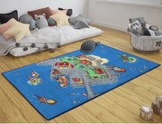 Detský koberec Ostrov 95x200 cm, modrý%