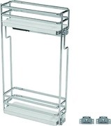 VIBO Galaxy kôš bočné horné skrinky 150mm biely ľavý