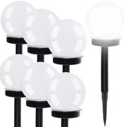 Gardlov Sada solárnych záhradných lámp - guľa - 6 ks