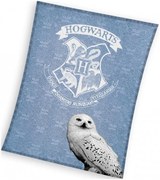 Coral fleece deka Harry Potter - motív sova Hedviga - 130 x 170 cm