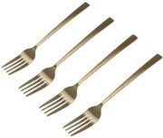 Vidlička na torty Gold sada 4ks