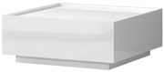 Konferenčný stolík Piano KLS-2F-70/KA/70 lakované crystal white