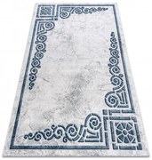 Koberec AKRYL VALS 0A104A C53 47 Grecky ornament slonia kost / sivý