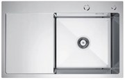Erga HD, 1-komorový oceľový drez 780x490x210 mm, pravý, oceľová, ERG-MLS-HD7849R