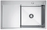 Erga HD, 1-komorový oceľový drez 780x490x210 mm, pravý, oceľová, ERG-MLS-HD7849R