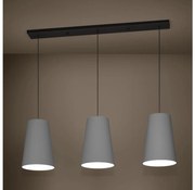 Eglo 390136 - Luster na lanku PETROSA 3xE27/40W/230V šedá