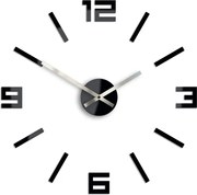 Moderné nástenné hodiny ARABIC BLACK black