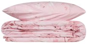 Ružové obliečky na jednolôžko z bavlny Renforcé 140x200 cm Elena – Mijolnir