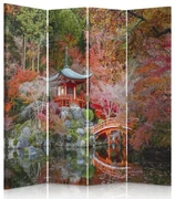 Gario Paraván Japonský štýl záhrady Rozmery: 145 x 170 cm, Prevedenie: Klasický paraván