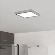 Eglo 901766 - LED kúpeľňové stropné svietidlo FUEVA LED/10,5W/230V 22x22 cm IP44 chróm