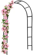 Oblúková opora na ruže 240x140x37cm Gardebruk