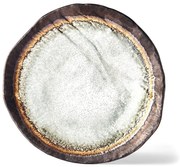 Sivý keramický tanier MIJ Akane, ø 27 cm