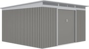 Záhradný domček G21 GRAH 1132 - 340 x 333 cm, metalický šedý