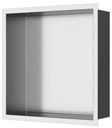 Vstavaná polička SAT Aurum kartáčovaná oceľ 33x33 cm SATAURN3030BS