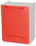 Plastový kôš na triedený odpad, 20 L, červená