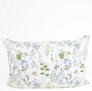 Saténová obliečka na vankúš 40 x 60 cm - Bianca biela