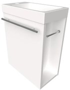 Kúpeľňová zostava WC MARI 40CM 1D BIELA