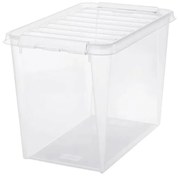 SmartStore Úložný box s bielymi klipmi Classic, 61 l, 61 l