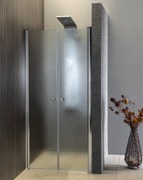 Aqualine Sapho, PILOT otočné sprchové dvere dvojkrídlové 1000mm