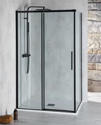 Polysan Polysan, ALTIS LINE BLACK obdĺžniková sprchová zástena 1100x800 mm, L/P varianta, AL3912BAL5912B