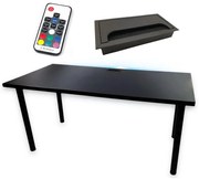 Písací Stôl Top Čierna 120x60x2,8 Model 2