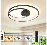 Brilagi- LED stmievateľné stropné svietidlo TWISTER LED/75W/230V pr. 70 cm čierna +DO