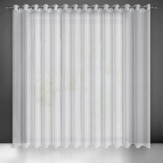 ZÁCLONA NA KRÚŽKOCH LOARA 300X250 CM BIELA