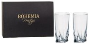 BOHEMIA PRESTIGE QUADRO POHÁR NA VODU 350 ML SADA 6 KS