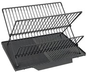 WENKO 54771100 - Odkvapkávač NELIA 34x40 cm čierny