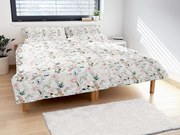 Polášek Bavlnené obliečky RUŽOVÉ KVETY - 140 x 200 cm / 70 x 90 cm