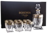 BOHEMIA QUADRO GOLD-PLATINUM WHISKY SADA 1+6 KS