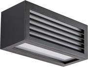 Rabalux 77100 - LED Vonkajšie nástenné svietidlo LUBLIN LED/10W/230V IP54 čierna