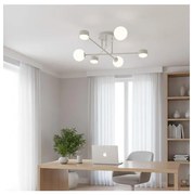 Prisadený luster HOLON 3xG9/8W/230V + 3xGX53/12W biela