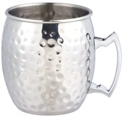 MOSCOW MULE Pohár tepaný 470 ml - strieborná