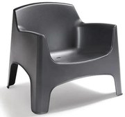 Kreslo Ibiza z grafitového plastu