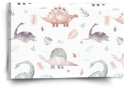 Sablio Obraz Maľované dinosaury - 60x40 cm
