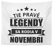 Sablio Deka Tie pravé legendy sa rodia v novembri: 150x120 cm