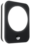 Eglo 99584 - LED Vonkajšie nástenné svietidlo so senzorom MADRIZ LED/9W/230V IP44