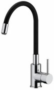 Drezová batéria S-line Pro so silikónovým ramienkom čierna / chróm SIKOBSLPRO290C