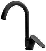 Sapho Sapho, CORNELI stojánkova drezová batéria s vysokou hubicou, čierna matná, CE60/15