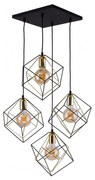 TK Lighting 2778 - Luster na lanku ALAMBRE 4xE27/60W/230V
