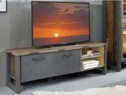 TV skrinka Prime, vintage optika dreva%