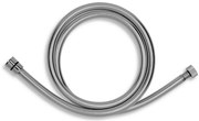 Novaservis - sprchová hadica plastová, 150 cm, striebornošedá, GREY/150,0