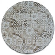 Koberec LISBOA MAIOLICA bež Lisabonský štýl kruh