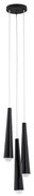 Argon 6103 - Luster na lanku HOLLYWOOD 3xE14/7W/230V čierna